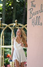 KIMBERLEY GARNER Leaves Her Hotel in Beverly Hills