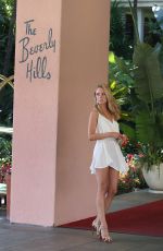 KIMBERLEY GARNER Leaves Her Hotel in Beverly Hills