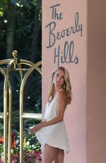 KIMBERLEY GARNER Leaves Her Hotel in Beverly Hills