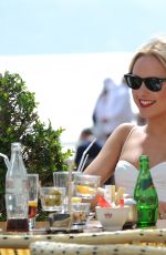 KIMBERLEY GARNER Out and About in Cannes