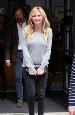 KIRSTEN DUNST Leaves BBC Radio 2 Studio in London