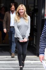 KIRSTEN DUNST Leaves BBC Radio 2 Studio in London