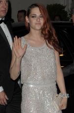KRISTEN STEWART Arrives at Dinner in Cannes