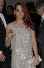 KRISTEN STEWART Arrives at Dinner in Cannes