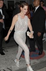 KRISTEN STEWART Arrives at Dinner in Cannes