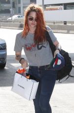 KRISTEN STEWART Arrives at LAX Airport in Los Angeles 2705