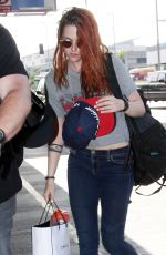 KRISTEN STEWART Arrives at LAX Airport in Los Angeles 2705