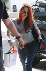 KRISTEN STEWART Arrives at LAX Airport in Los Angeles 2705