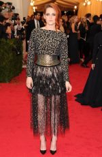 KRISTEN STEWART at MET Gala 2014 in New York