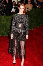 KRISTEN STEWART at MET Gala 2014 in New York