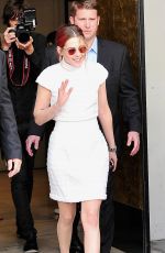 KRISTEN STEWART Leaves Her Hotel in Cannes