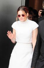 KRISTEN STEWART Leaves Her Hotel in Cannes