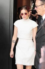 KRISTEN STEWART Leaves Her Hotel in Cannes