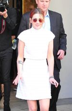 KRISTEN STEWART Leaves Her Hotel in Cannes