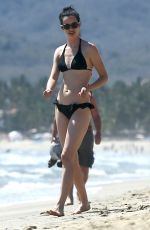 KRYSTEN RITTER in Bikini at a Beach in Miami