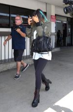 KYLIE JENNER at LAX Airport in Los Angeles