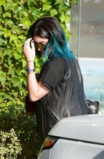 KYLIE JENNER Leaves Andy Lecompte Salon in Los Angeles