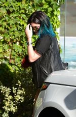 KYLIE JENNER Leaves Andy Lecompte Salon in Los Angeles