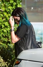 KYLIE JENNER Leaves Andy Lecompte Salon in Los Angeles