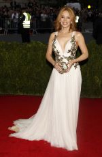 KYLIE MINOGUE at MET Gala 2014 in New York