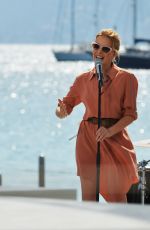 KYLIE MINOGUE Performs at Stage of Canal+ in Cannes