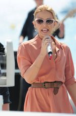 KYLIE MINOGUE Performs at Stage of Canal+ in Cannes