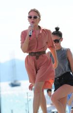 KYLIE MINOGUE Performs at Stage of Canal+ in Cannes