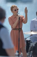 KYLIE MINOGUE Performs at Stage of Canal+ in Cannes