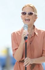 KYLIE MINOGUE Performs at Stage of Canal+ in Cannes