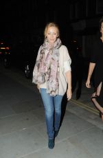 KYLIE MINOGUW Leaves Chiltern Firehouse in London