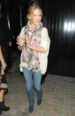 KYLIE MINOGUW Leaves Chiltern Firehouse in London
