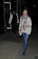 KYLIE MINOGUW Leaves Chiltern Firehouse in London