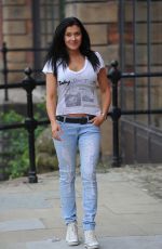 KYM MARSH Out and About in Manchester