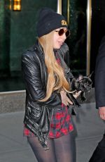 LADY GAGA Out and About in New York