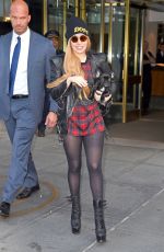 LADY GAGA Out and About in New York
