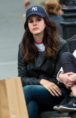 LANA DEL REY at Washington Square Park in New York