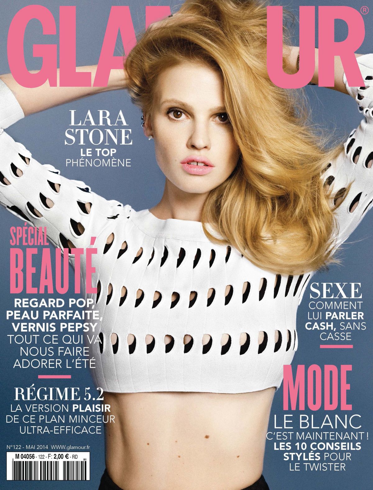 LARA STONE in Glamour Magazine, France May 2014 Issue - HawtCelebs