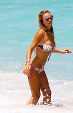 LAURA CREMASCHI in Bikini at a Beach in Miami
