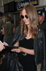 LAURA HADDOCK Arrives at Airport in Nice
