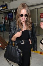 LAURA HADDOCK Arrives at Airport in Nice