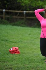 LAUREN GOODGER Working Out in King George
