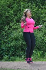 LAUREN GOODGER Working Out in King George