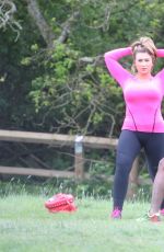LAUREN GOODGER Working Out in King George