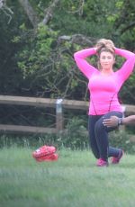LAUREN GOODGER Working Out in King George