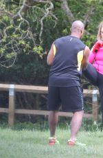 LAUREN GOODGER Working Out in King George