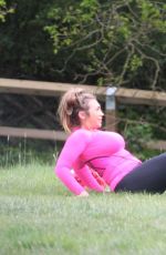 LAUREN GOODGER Working Out in King George