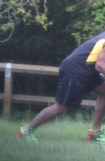 LAUREN GOODGER Working Out in King George