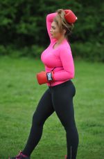 LAUREN GOODGER Working Out in King George