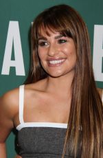 LEA MICHELE at Barnes & Noble in New York