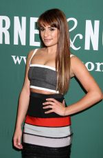 LEA MICHELE at Barnes & Noble in New York